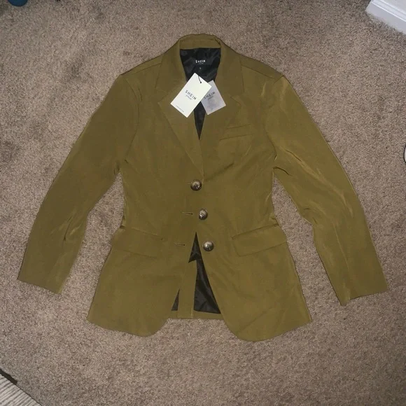 Shein Premium MOTF Single breasted blazer. NWT. - Picture 4 of 4